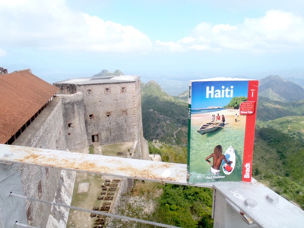 The Bradt guidebook to Haiti at the Citadelle Henry