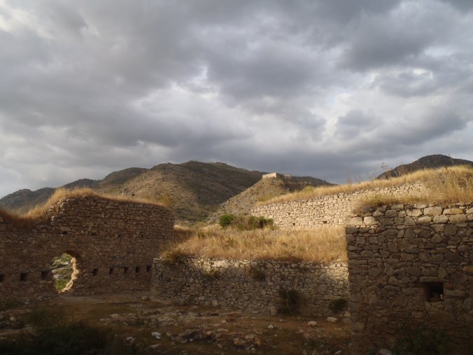 Haiti: the view from Fort Decidé above Marchand Dessalines, showing the hilltop ruins of Fort Madame, Fort Innocent, Fort Doko and Fort Fin-du-Monde (Image: Paul Clammer)